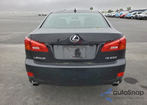 2008 Lexus Is 250 z USA, uszkodzony, nr VIN JTHBK262X85067998